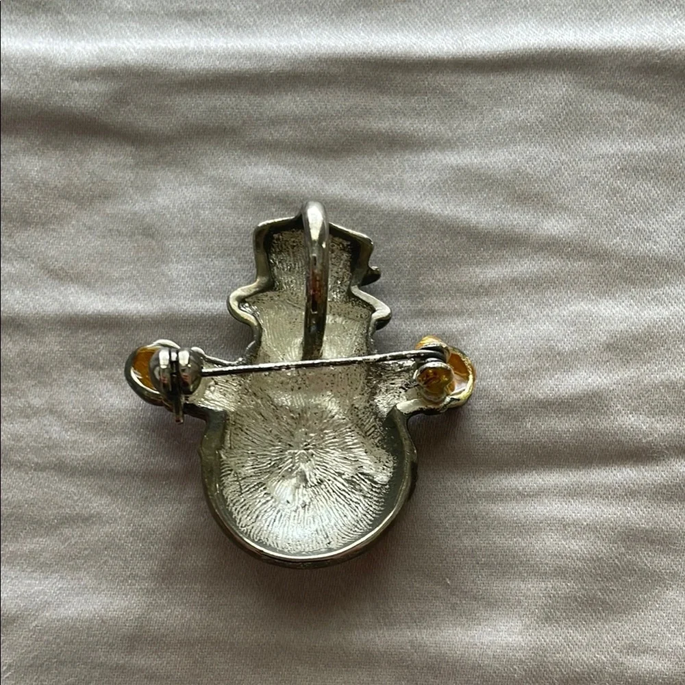 Vintage Festive Snowman Brooch‎